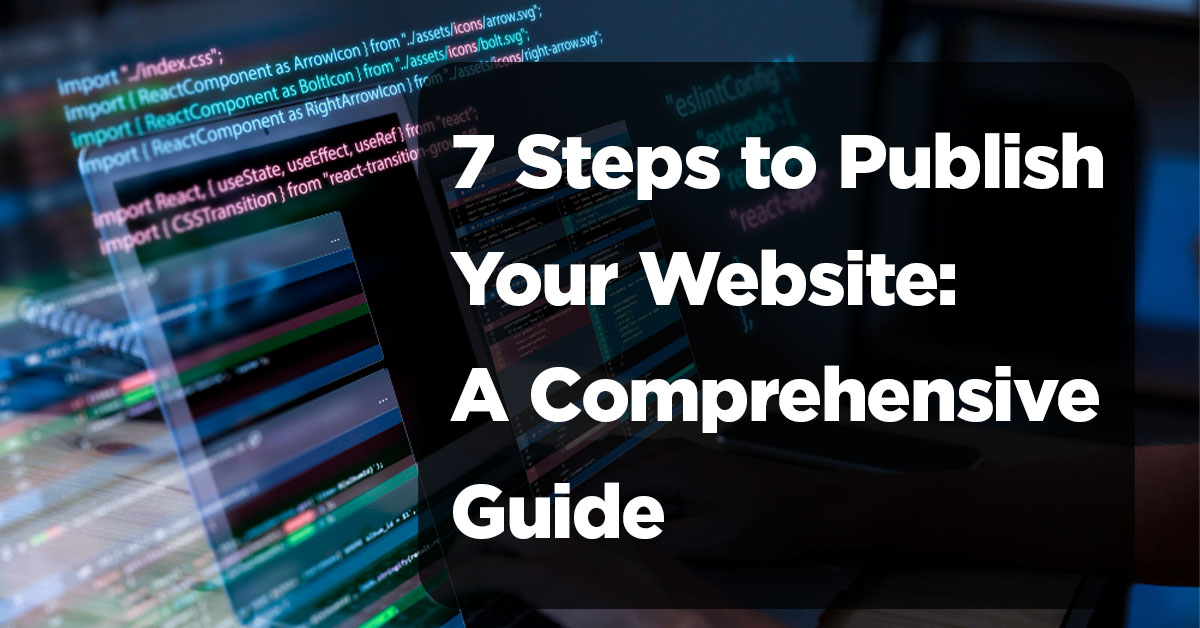 7 steps to publish your website