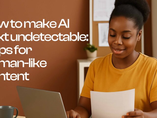 How to Make AI Text Undetectable: 4 Tips for Human-Like Content