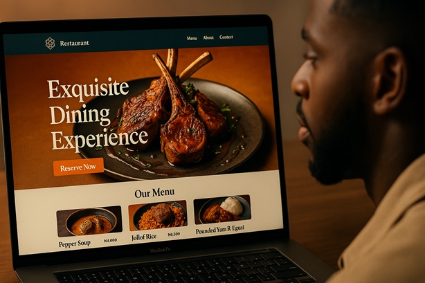 restaurant website designs 2025