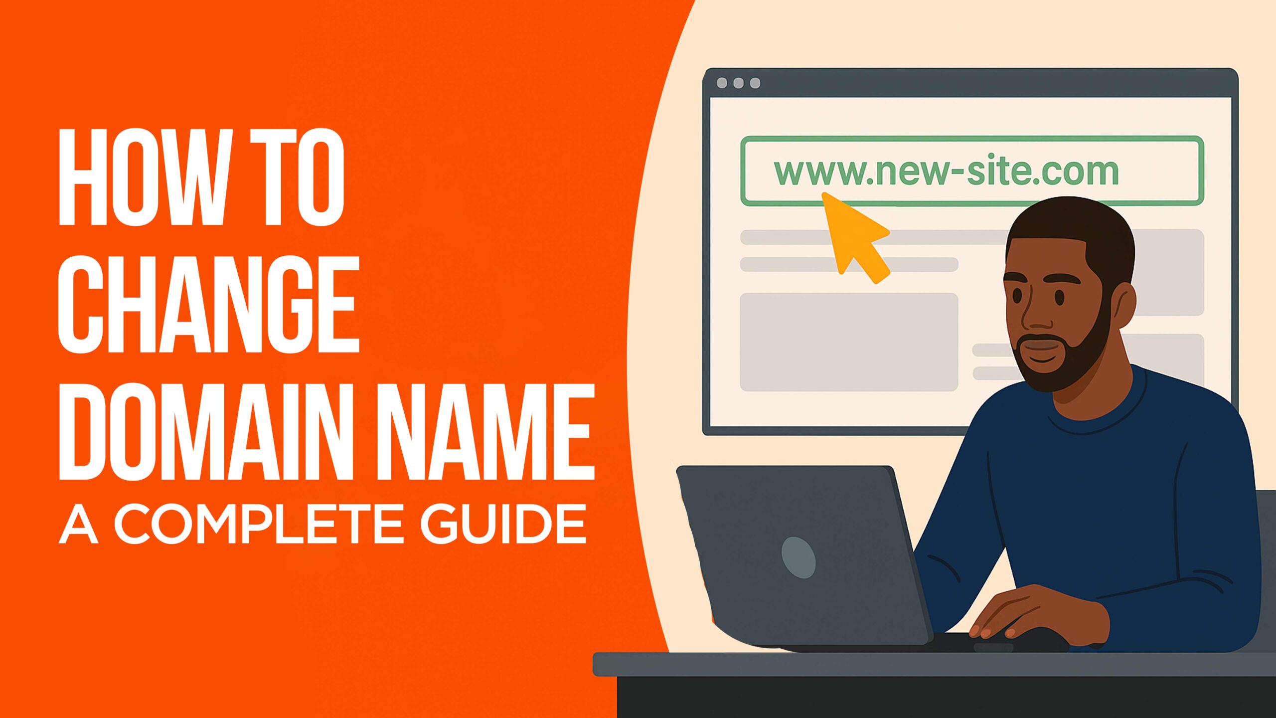 how to change domain name
