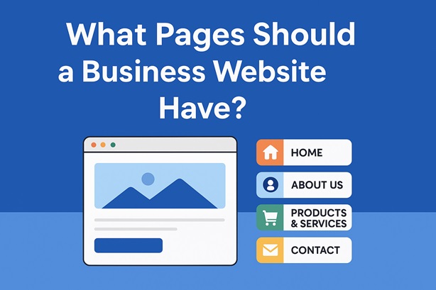 Essential pages for a business website